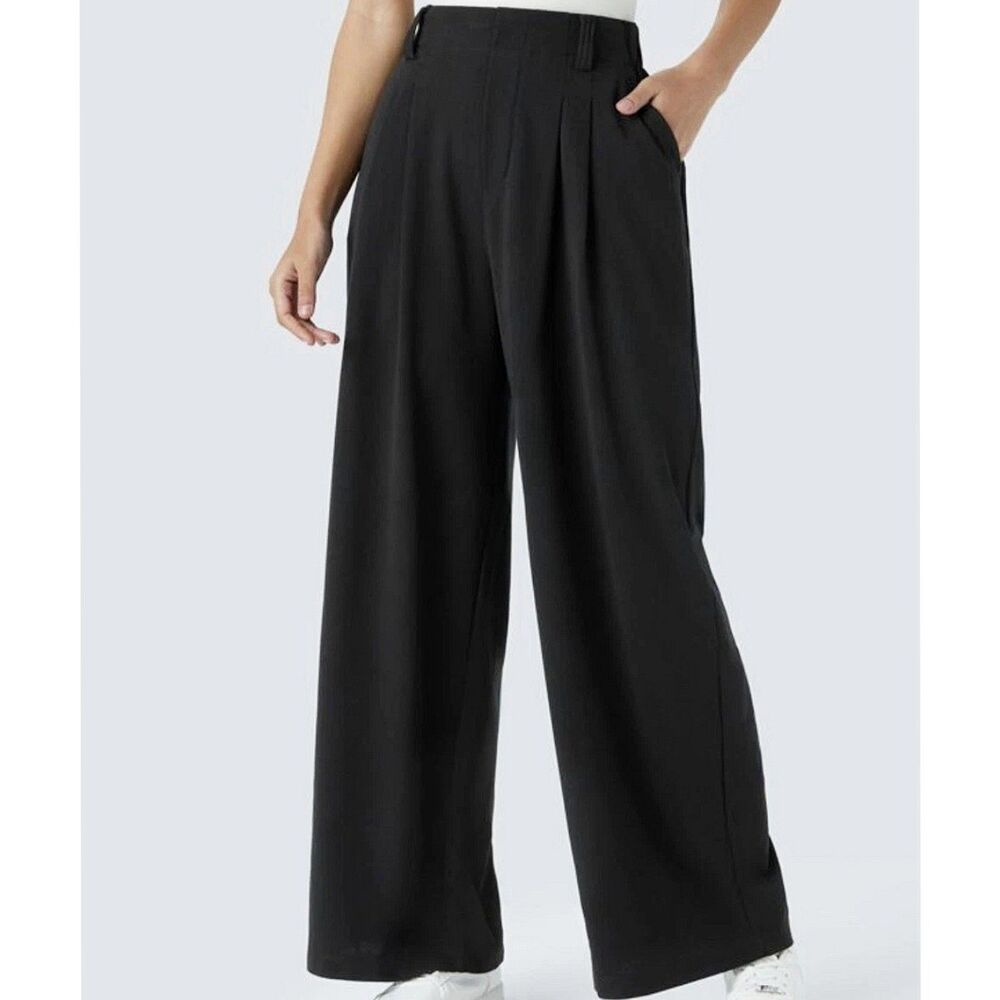 Halara Pants Wide Leg Womens Sz XL Athleisure Minimalist Business Casual Trouser